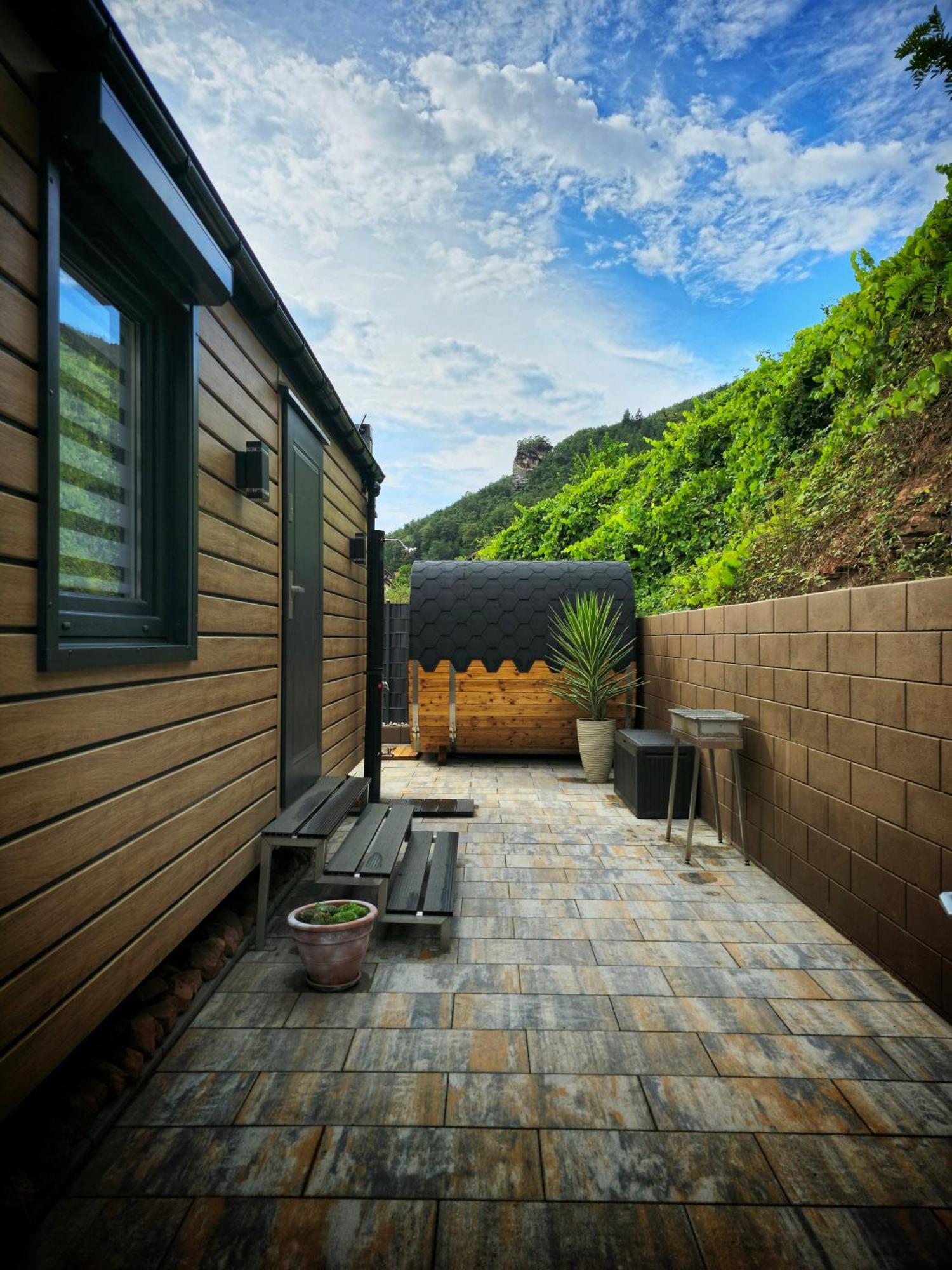 Tiny House Im Felsenland Mit Sauna Villa Lug Ngoại thất bức ảnh